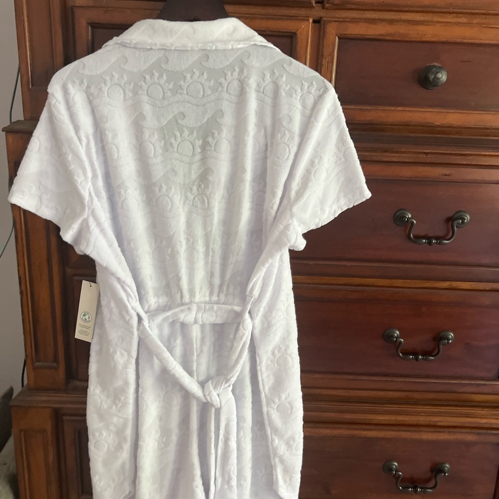 Terry cloth romper